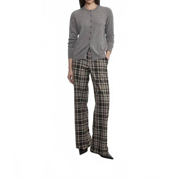 NEW ENZA COSTA cashmere fitted cardigan in thunder